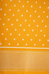 Handloom Saree Mustard