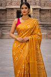 Handloom Saree Mustard