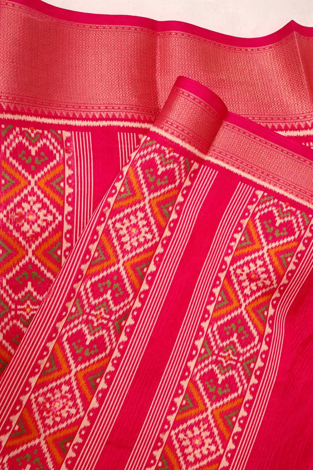 Handloom Saree Pink