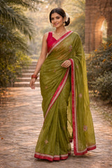 Fancy Saree Green