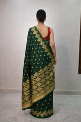Soft Silk Saree Green
