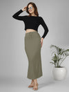 Saree Stretchable Shapewear E. Green