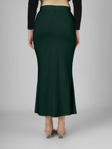 Saree Stretchable Shapewear Bottle Green