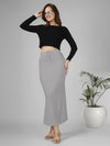 Saree Stretchable Shapewear Grey