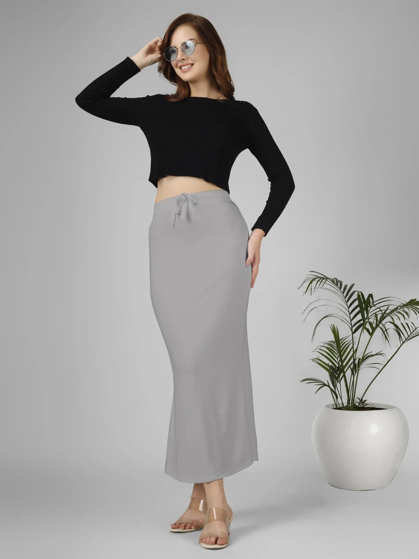 Saree Stretchable Shapewear Grey