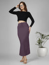 Saree Stretchable Shapewear Purple