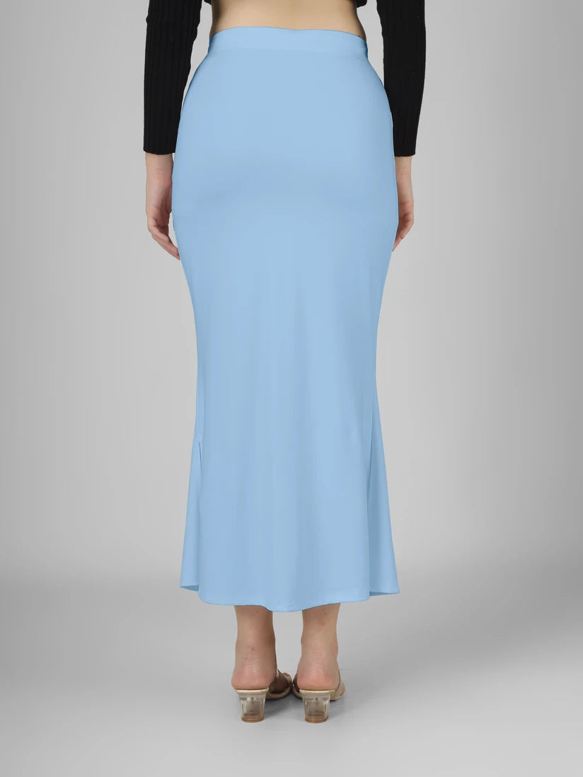 Saree Stretchable Shapewear Sky Blue