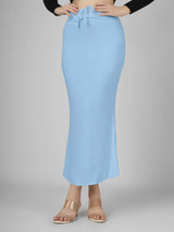 Saree Stretchable Shapewear Sky Blue