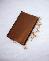 Tissue Cotton Saree Copper