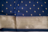 Soft Silk Saree Green Zigzag