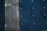 Soft Silk Saree German Navy Blue