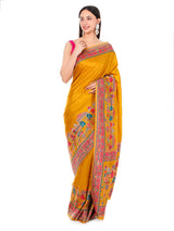 Pashmina Saree Yellow