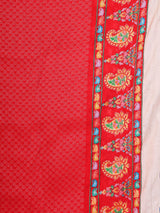 Pashmina Saree White