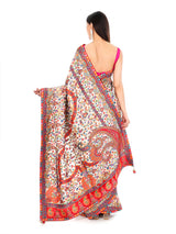 Pashmina Saree White