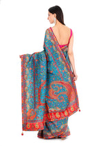 Pashmina Saree Blue