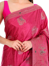 Saree Ruby Pink