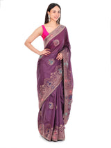 Saree English Violet