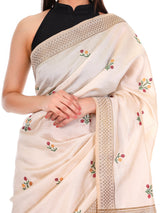 Handloom Cotton Blend Off White