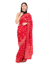 Patola Saree Red