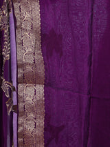 Saree Dark Purple