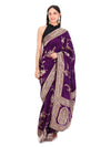 Saree Dark Purple