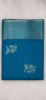 Soft Silk Saree Blue