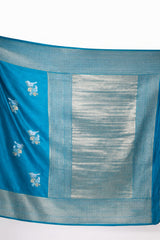 Soft Silk Saree Blue