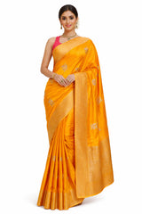 Soft Silk Saree Yellow