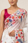 Sujal Saree White