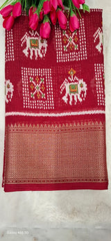 Handloom Saree Maroon