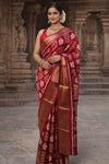 Handloom Saree Maroon