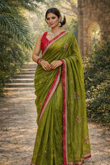 Fancy Saree Green